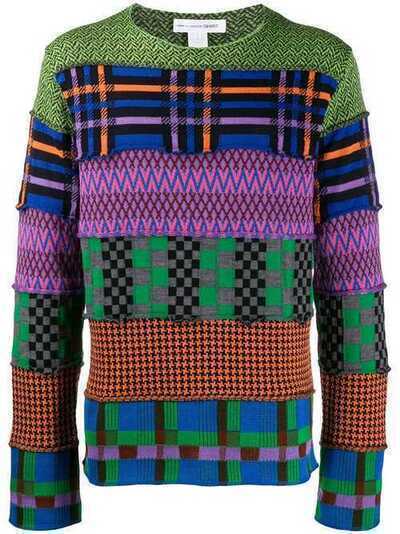 Comme Des Garçons Shirt свитер в стиле колор-блок W27513