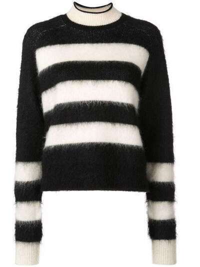 Proenza Schouler White Label укороченный свитер в полоску WL1947273KW094