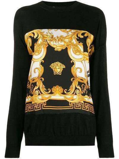 Versace джемпер Rodeo с принтом Barocco A85514A233111