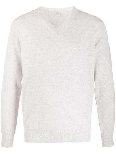 Eleventy кашемировый пуловер с V-образным вырезом 979MA0205MAG24006