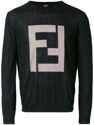 Fendi пуловер с логотипом FZZ371A2E1