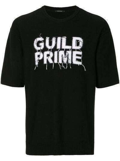 Guild Prime вязаный топ с короткими рукавами и логотипом 71N9470809