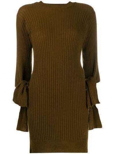 Maison Flaneur long ribbed fitted jumper 19WMDSW320FK014