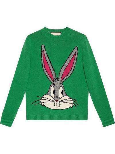 Gucci трикотажный свитер 'Bugs Bunny' 519445X9S82