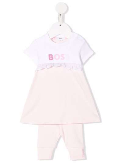 BOSS Kidswear комплект для новорожденного с логотипом