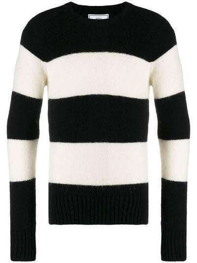 Ami Paris полосатый свитер с круглым вырезом P20HK015004