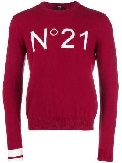 Nº21 свитер с логотипом интарсия N1MA0037081