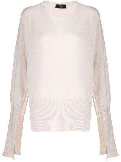 Maison Flaneur cashmere open sleeves jumper 19WMDSW301FK014