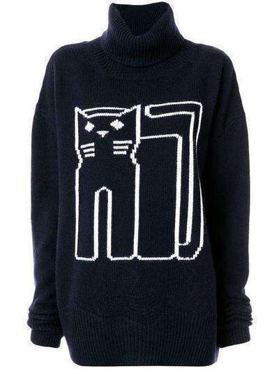 Markus Lupfer джемпер Cat с высоким воротником KN2768LAMBSWOOL