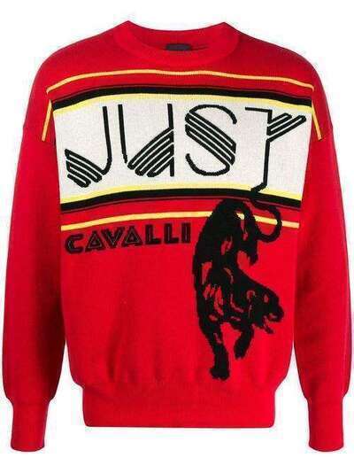 Just Cavalli джемпер с вышитым логотипом S03HA0411N14910