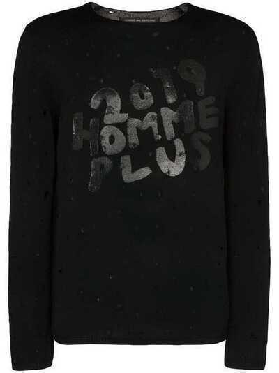 Comme Des Garçons Homme Plus свитер с логотипом 2019 PDN019W19
