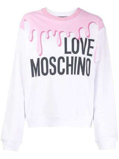 Love Moschino джемпер с принтом и логотипом W630634E2139