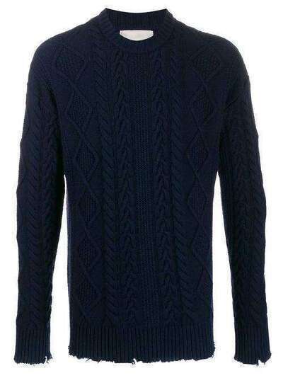 Laneus свитер фактурной вязки MGU735