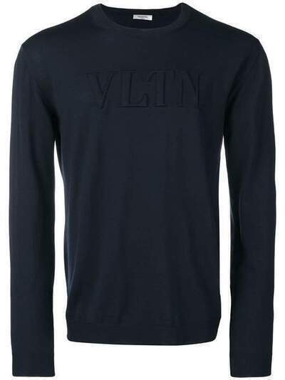 Valentino свитер тонкой вязки с тисненым логотипом RV3KC01CQNQ