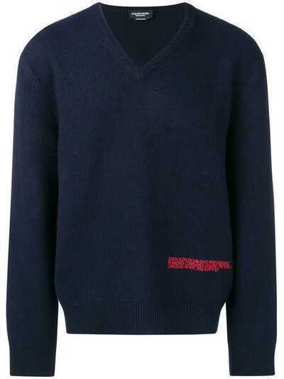 Calvin Klein 205W39nyc свитер с вышитым логотипом 83MKTB88K213C