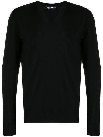 Dolce & Gabbana свитер с V-образным вырезом GX549TJAVOP