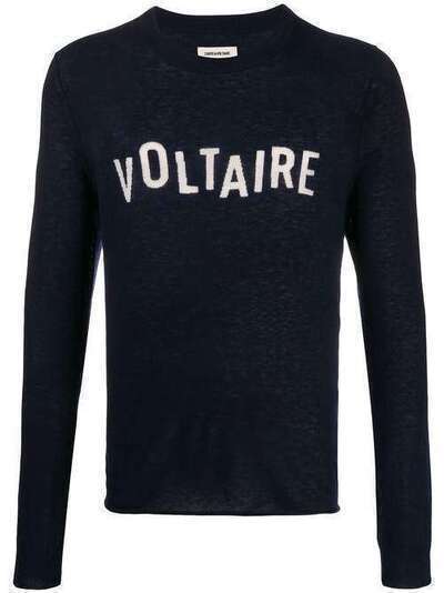 Zadig&Voltaire пуловер Kennedy с логотипом SJMF1105H