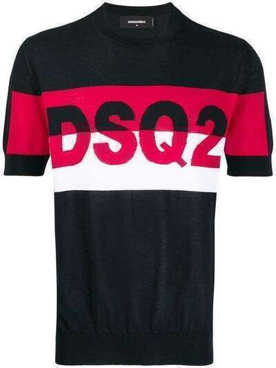 Dsquared2 свитер с короткими рукавами и логотипом S74HA1071S16986