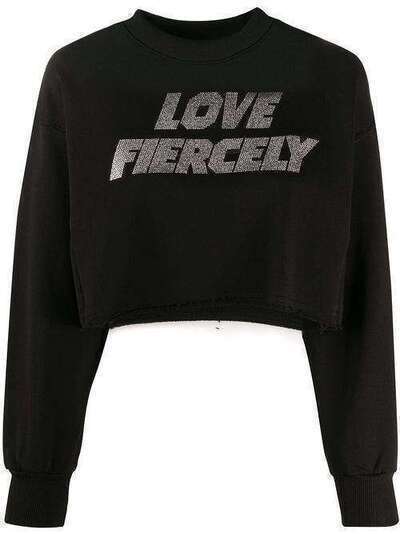 Chiara Ferragni укороченный свитер Love Fiercely CFF104