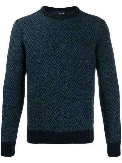 Lardini свитер с узором в елочку ILLMML135IL53028