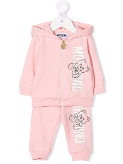 Moschino Kids спортивный костюм с логотипом