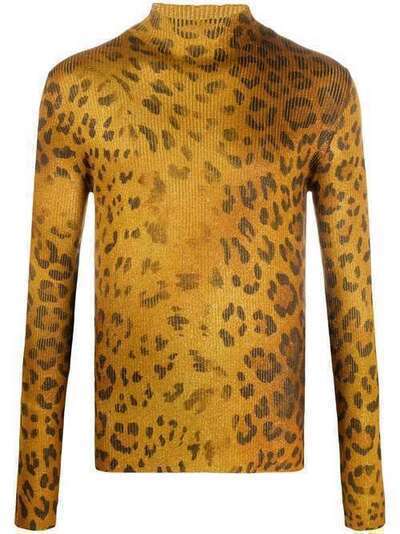 Versace джемпер с леопардовым принтом A85671A233613