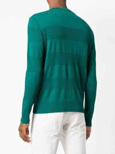 Ami Paris свитер в полоску с круглым вырезом E19K021015