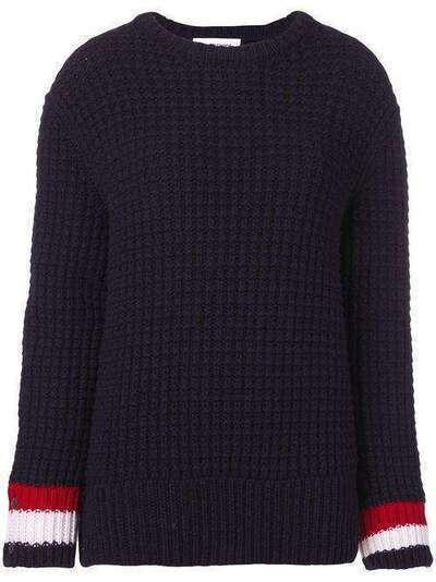 Thom Browne фактурный пуловер с круглым вырезом FKA244A00014