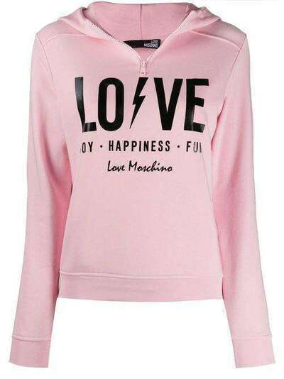 Love Moschino худи с принтом Love W639801M4165