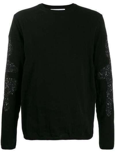 Comme Des Garçons Shirt трикотажный свитер с контрастными вставками W27505