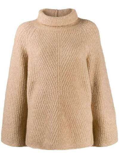 Theory свитер фактурной вязки с высоким воротником J0911702