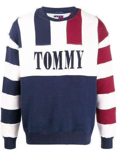 Tommy Jeans толстовка свободного кроя в полоску DM0DM07644CHS