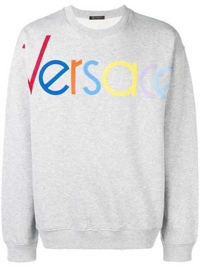 Versace свитер с вышитым логотипом A81504A228554