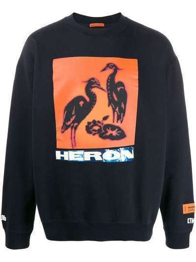 Heron Preston толстовка с логотипом HMBA003F198080030488
