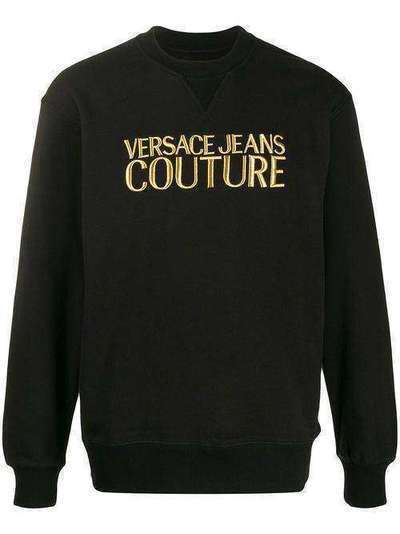 Versace Jeans Couture толстовка с вышитым логотипом B7GVA7TG30318K42