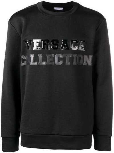 Versace Collection фактурная толстовка с логотипом V800821PVJ00563