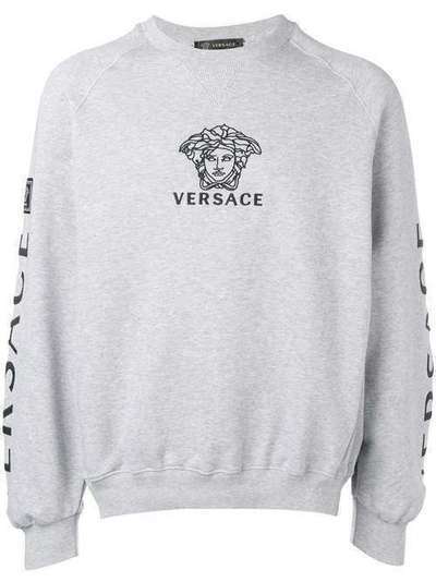 Versace толстовка с вышитым логотипом A82138A228553