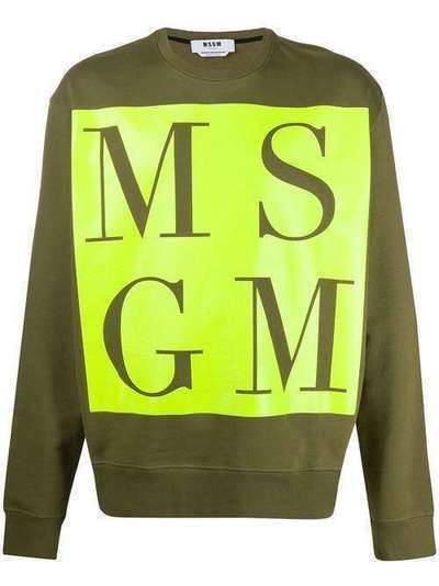 MSGM толстовка с круглым вырезом и логотипом 2840MM94207099
