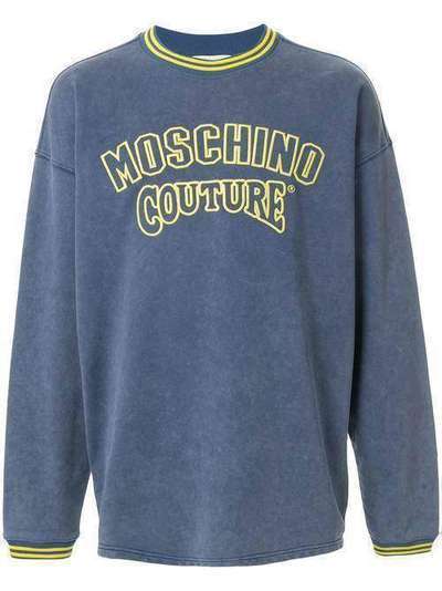 Moschino толстовка с логотипом Couture A17082028