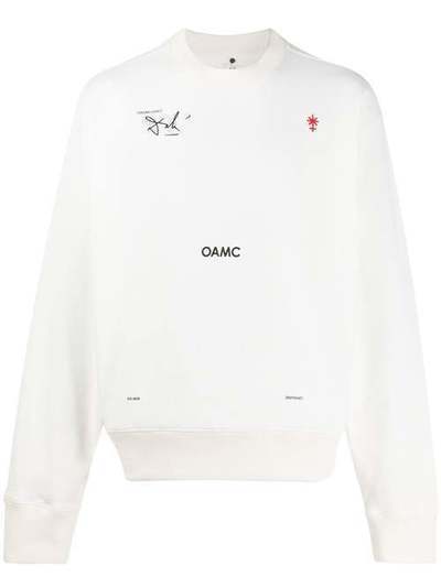 OAMC толстовка с вышитым логотипом OAMQ704581OQ247508A