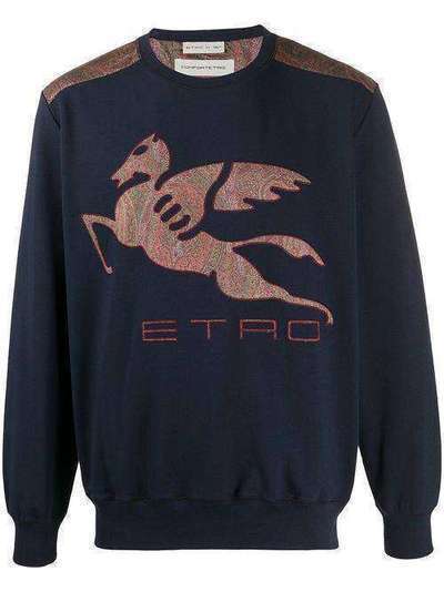 Etro толстовка с логотипом 1Y1018280