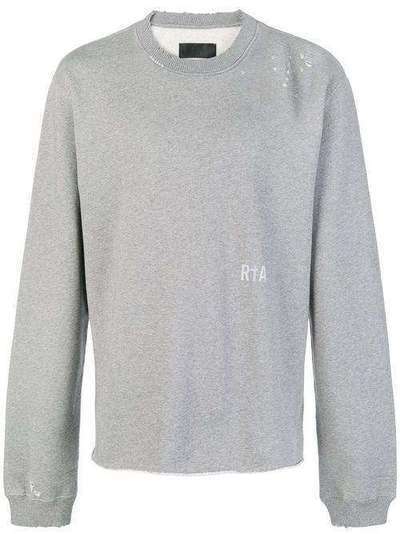 RtA distressed severed hem sweatshirt MF821433