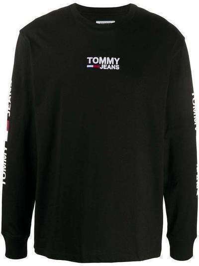 Tommy Hilfiger толстовка с вышитым логотипом DM0DM07431