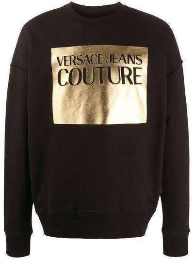Versace Jeans Couture толстовка с круглым вырезом и логотипом B7GVA7TK30318