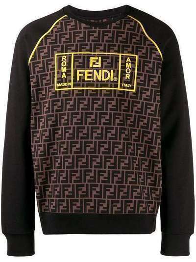 Fendi толстовка с логотипом FF FY0992A87E