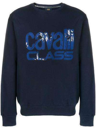 Cavalli Class толстовка с нашивкой-логотипом B7JTB79736604