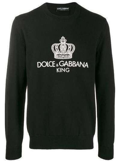Dolce & Gabbana свитер с логотипом GX550ZJAVPC