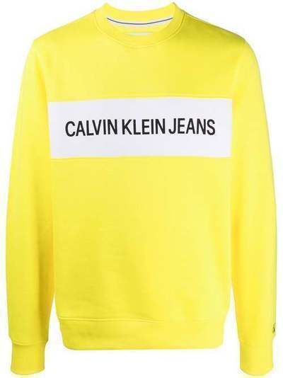 Calvin Klein Jeans толстовка с круглым вырезом и логотипом J30J314857ZHN