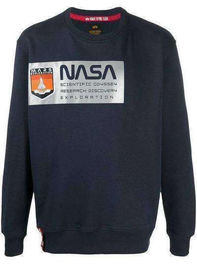 Alpha Industries толстовка NASA с принтом 126331