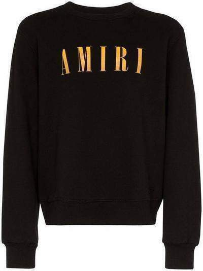 AMIRI свитер с круглым вырезом и логотипом S0M02348TE